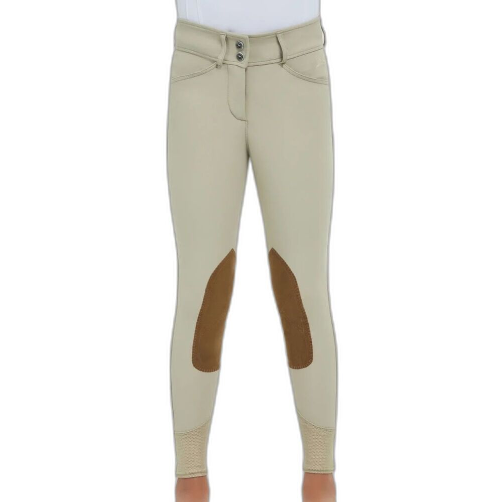 R.J. Classics Avery Breech 10R Youth Sand Equestrian Riding Pants Bottoms